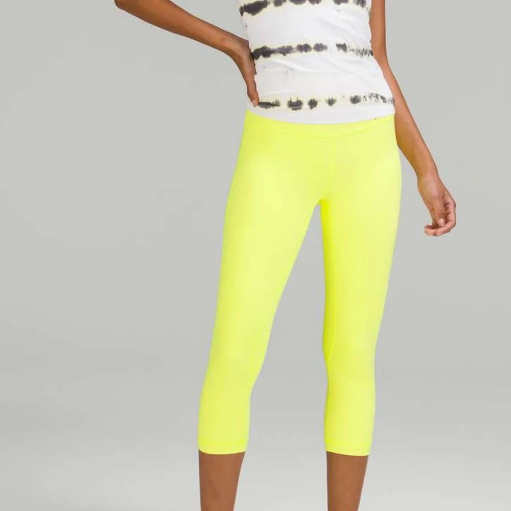 Lululemon Athletica Lime Green Capris